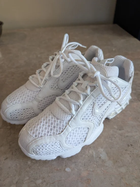 Nike Air Zoom Spiridion Cage 2 (2024) Triple White #CJ1288-100 Men Size 9 No Box - Picture 3 of 12